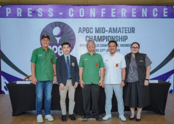 INDONESIA RESMI MENJADI TUAN RUMAH TURNAMEN GOLF INTERNASIONAL APGC MID-AMATEUR CHAMPIONSHIP DI GUNUNG GEULIS